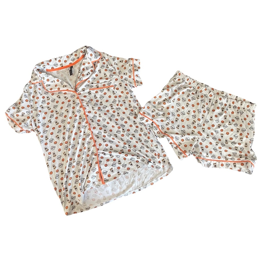 Jaclyn Intimates Fall Coffee Pajama Set